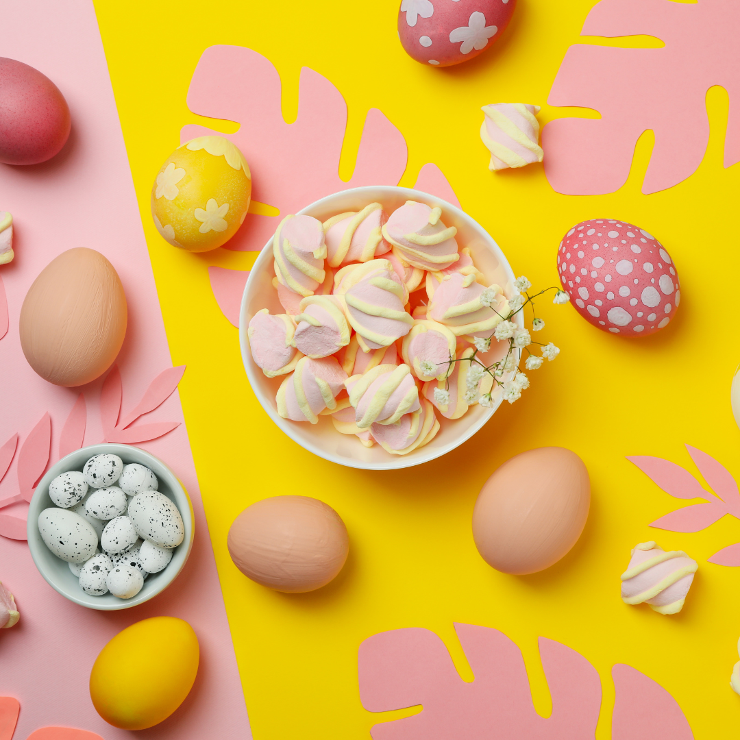 Marshmallow eggs