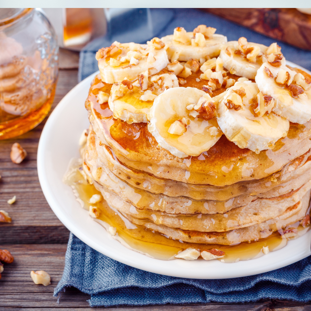 Vegane bananen Pancake