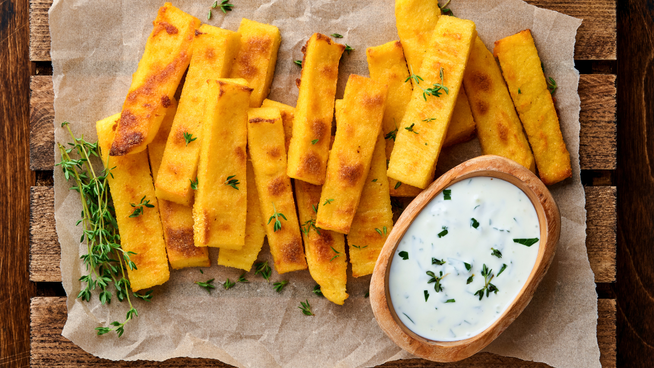 Parmesan and Herb Polenta Fries