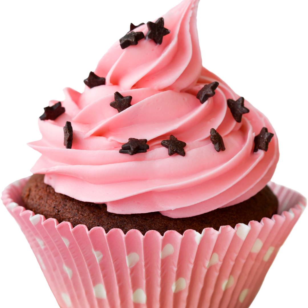 Pink Barbie Cupcake