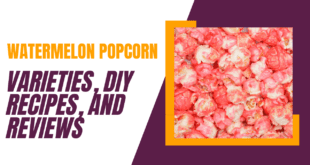 Popcorn in red color