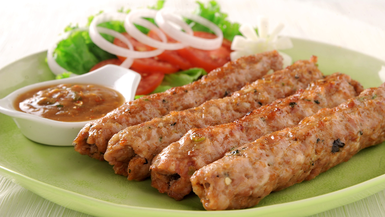 Homemade Pakistani Chicken Seekh Kabab