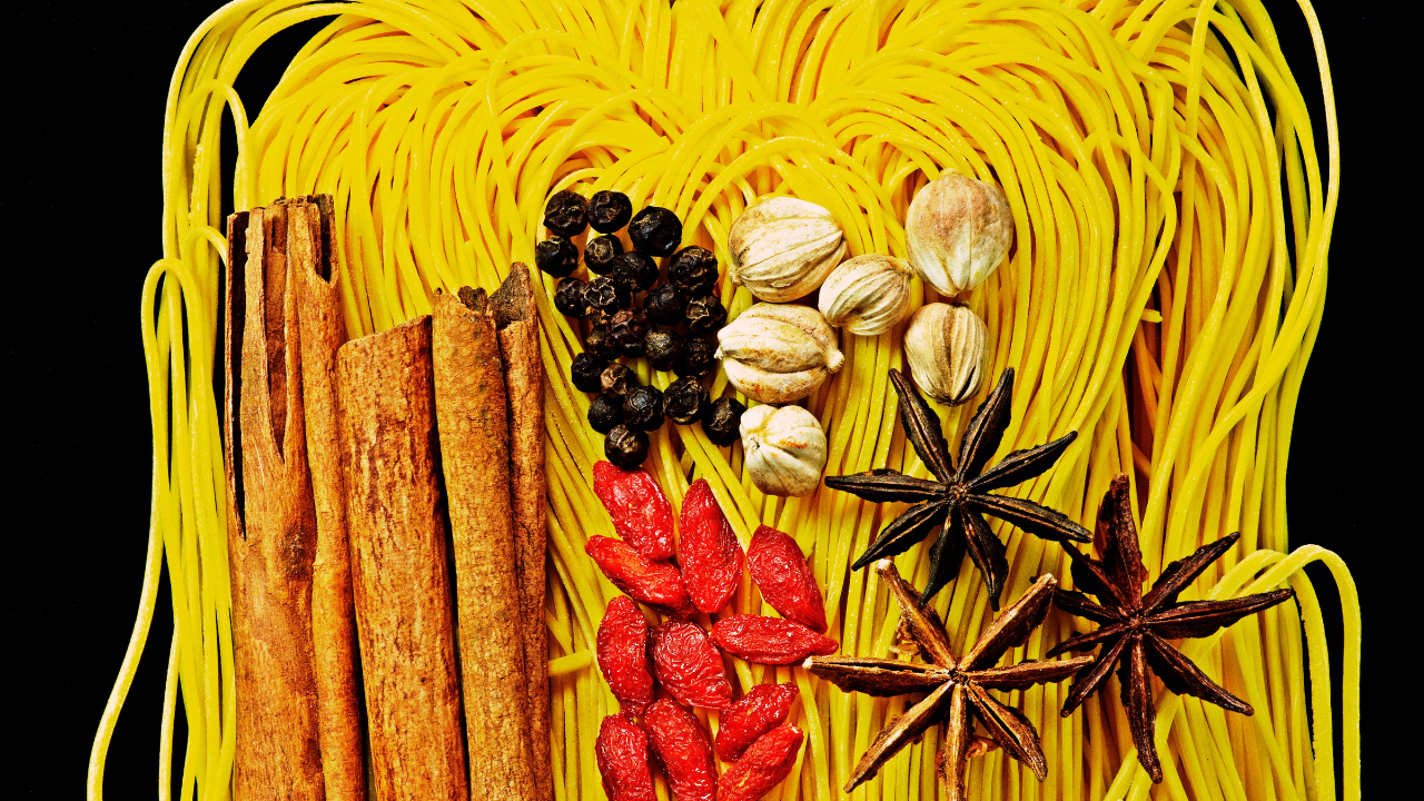 Ingredients for Vegetable Chow Mein Noodles