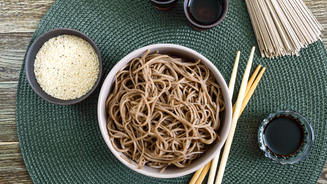 Black Sesame Soup with cold