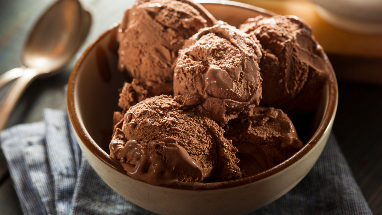 Chocolate gelato