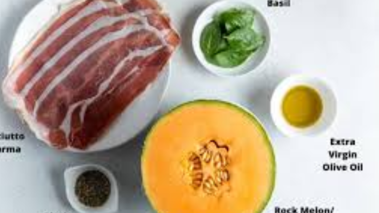 Ingredients of Prosciutto e Melone