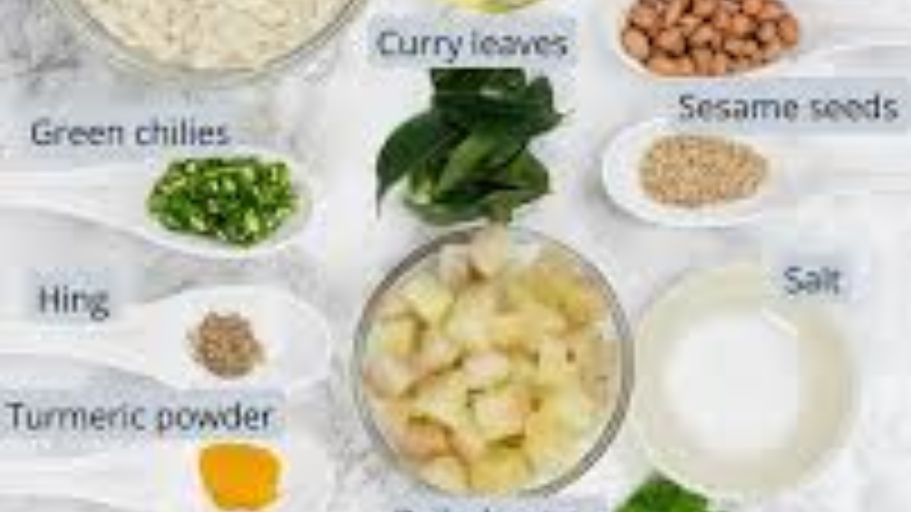 suji poha ingredients layout