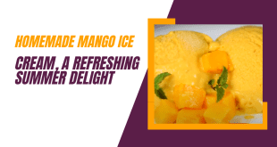 Mango ice cream