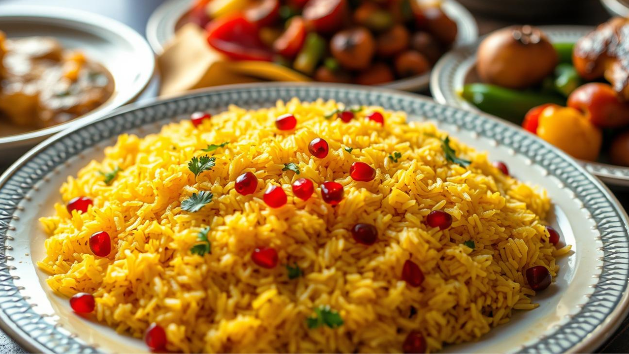 Aromatic Saffron and Basmati Rice Combination