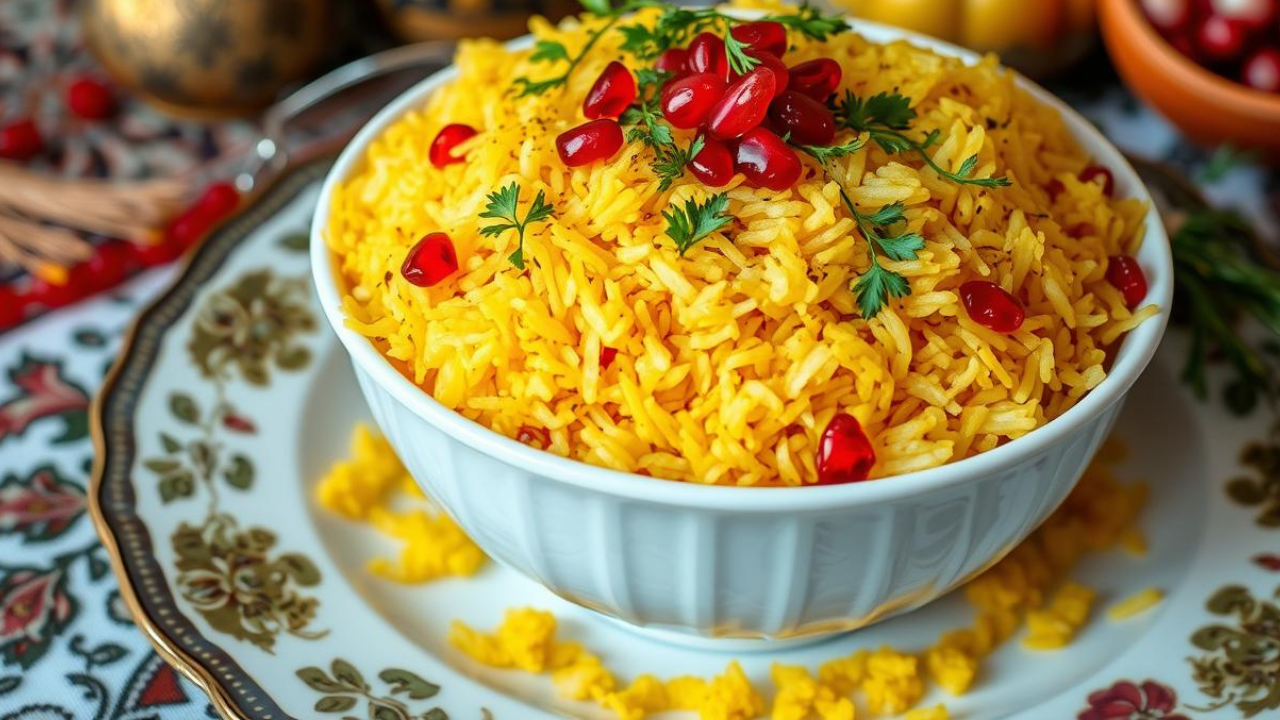 Persian Saffron Rice